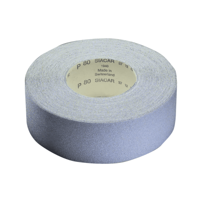 Полоса абразивная в рулоне P150 siacar 70мм*50м без липучки